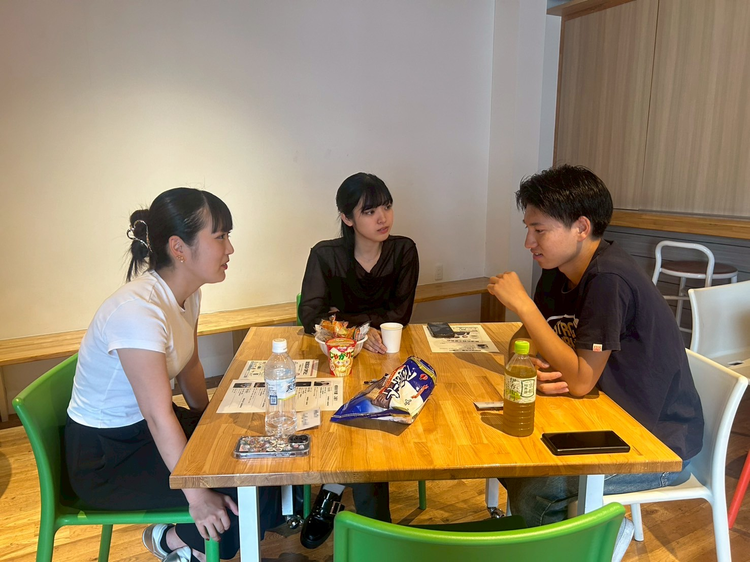 先輩と交流会2