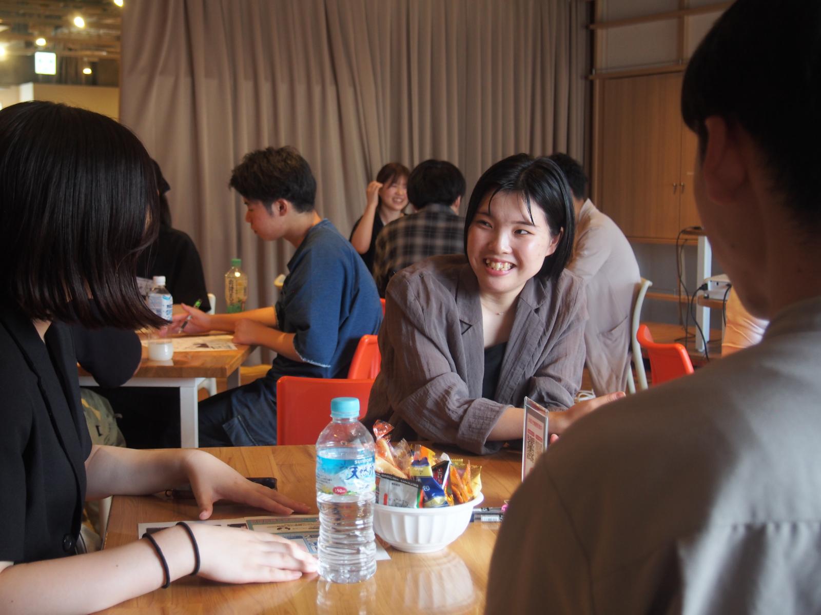 先輩と交流会3
